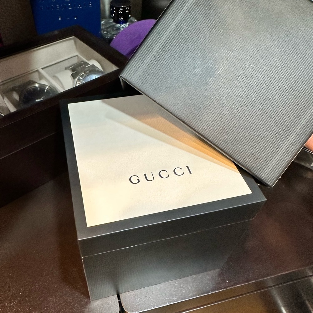 Gucci G-Timeless Quartz Silver Dial Stainless Steel Watch - Picture 6 of 7